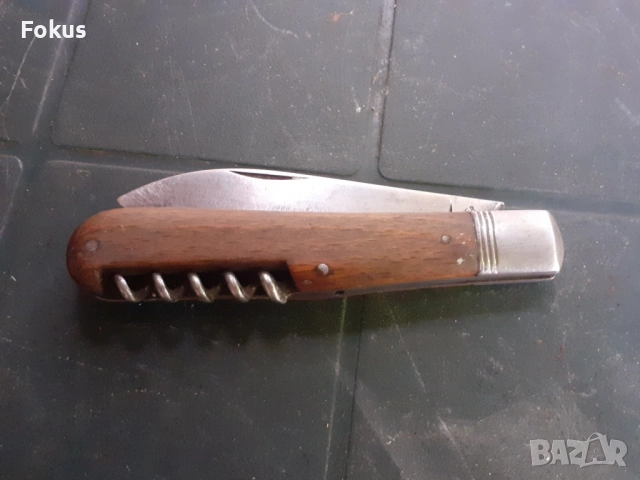 Hugo Koller Solingen - стар джобен сгъваем нож, снимка 5 - Антикварни и старинни предмети - 53296370