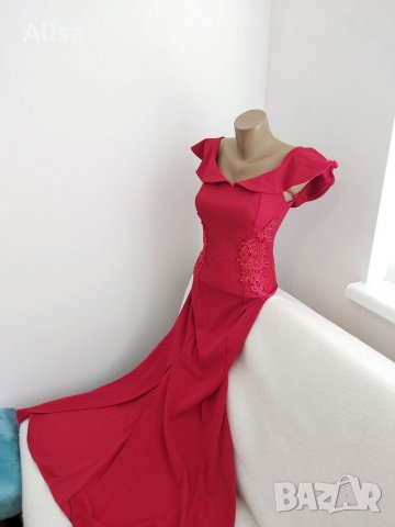 Официална червена рокля, снимка 7 - Рокли - 33191897
