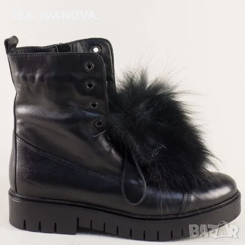 Дамски боти от естествена кожа