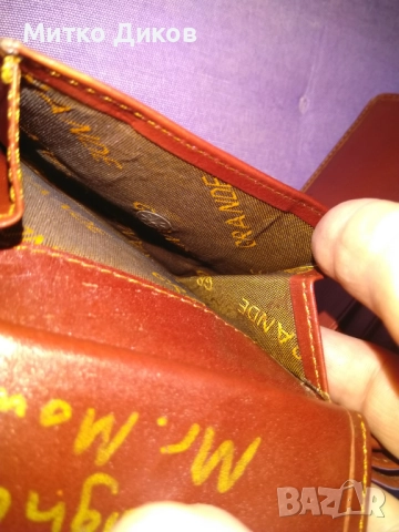 Гранде марково дизайнерско портмоне змия уникат 125х100мм като ново естествена кожа, снимка 8 - Портфейли, портмонета - 51515279