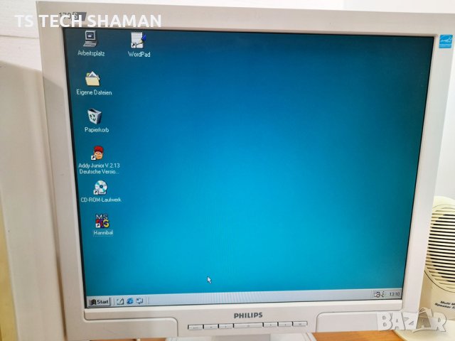 ⭐Продавам рядък ретро компютър Pentium MMX с WINDOWS 98 и 5,25 инча твърд диск!⭐, снимка 3 - Колекции - 43938286