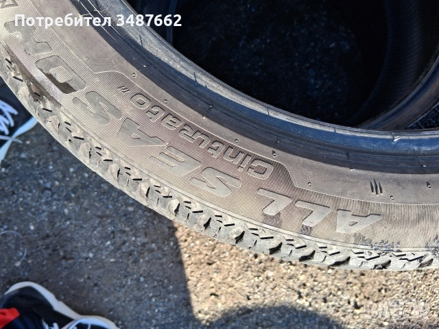 225 45 18 PIRELLI 2бр всесезонни дот 2022г , снимка 5 - Гуми и джанти - 53160902