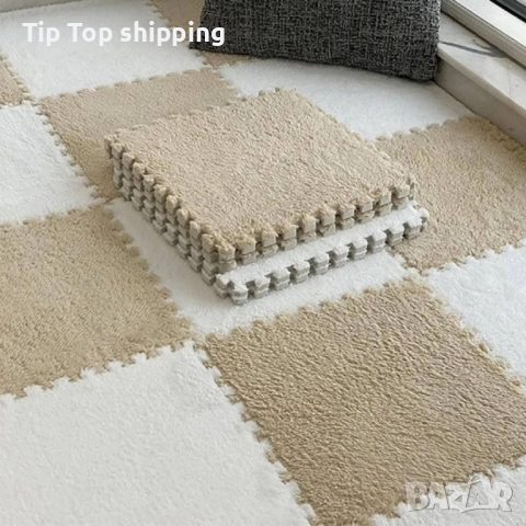 Мек килим пъзел от 10 части 1кв .м, снимка 4 - Килими - 51889369