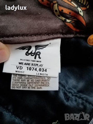 Replay, Нови, Маркови Дънки, Размер 28. Код 2054, снимка 9 - Дънки - 43202755