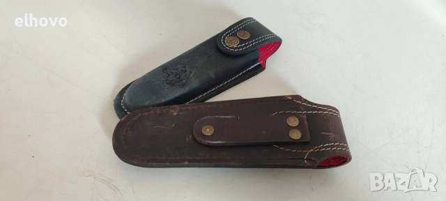 Кожен калъф за джобно ножче №5, снимка 5 - Оборудване и аксесоари за оръжия - 25675553
