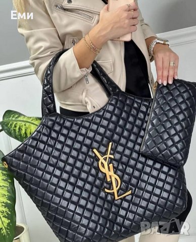  Уникална дамска луксозна чанта YSL ICARE MAXI SHOPPING BAG , снимка 11 - Чанти - 39014733