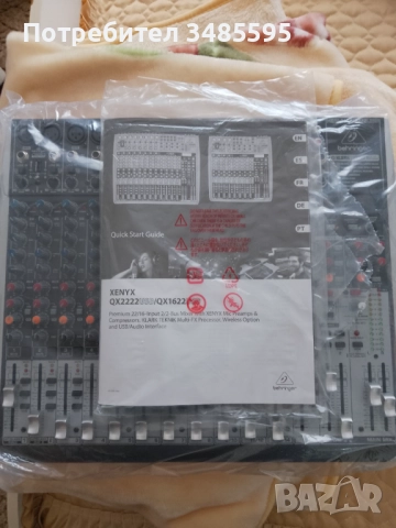 Behringer XENYX  QX2222 USB 22 канален миксер , снимка 3 - Ресийвъри, усилватели, смесителни пултове - 52422569