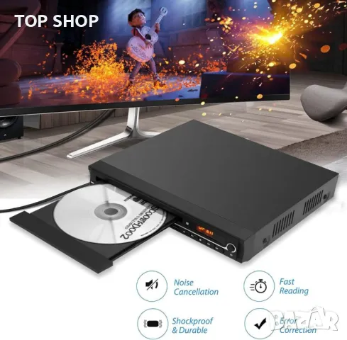 VATI DVD плейър HDMI, снимка 5 - Плейъри, домашно кино, прожектори - 49105044