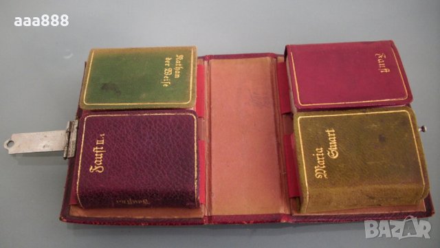 Комплект миниатюрни книги Liliput-Bibliothek, снимка 4 - Антикварни и старинни предмети - 27461158