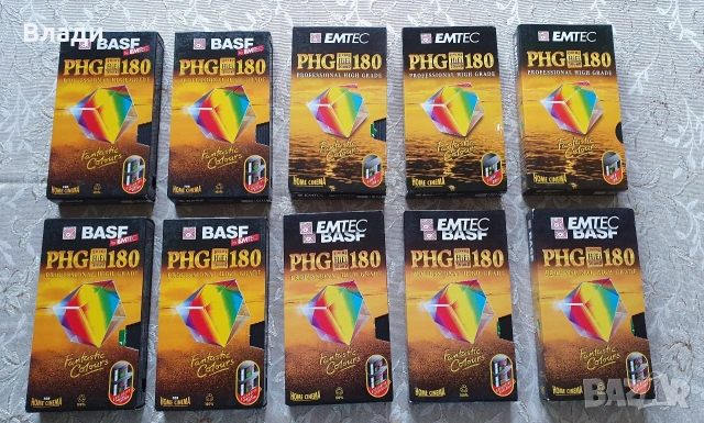 Видеокасети BASF PHG, EMTEC PHG 180