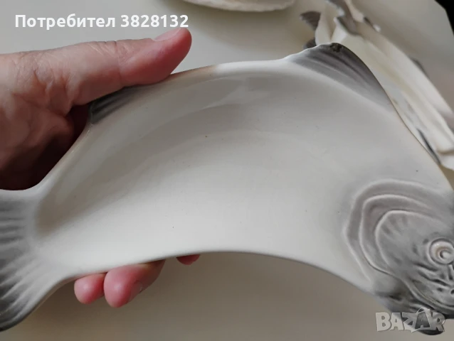 ретро порцеланов сервиз за риба, снимка 15 - Други ценни предмети - 51283656