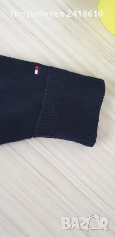Tommy Hilfiger Organic Cotton Mens Size L НОВО! ОРИГИНАЛ! Мъжки Памучен Пуловер!, снимка 12 - Пуловери - 48416708