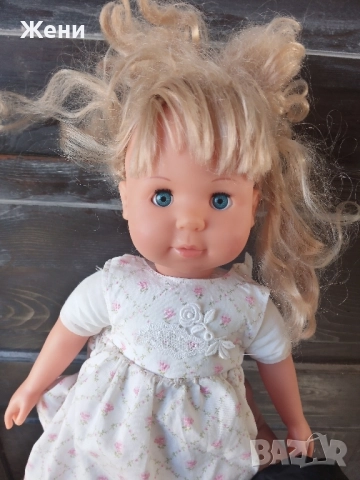 Bayer винтидж говореща кукла на немски език, снимка 2 - Кукли - 52500898