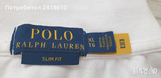 POLO Ralph Lauren  Pique Cotton Slim Fit Mens Size XL НОВО! ОРИГИНАЛ! Мъжка Тениска!, снимка 11 - Тениски - 53450426