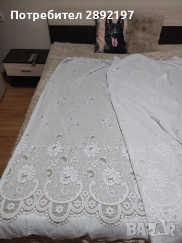 Бяло перде, снимка 7 - Пердета и завеси - 52775685