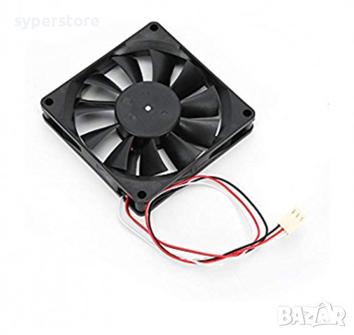 Вентилатор за компютър 80х80х25mm,FAN 8cm, w/3P connector, BB,  SS300313