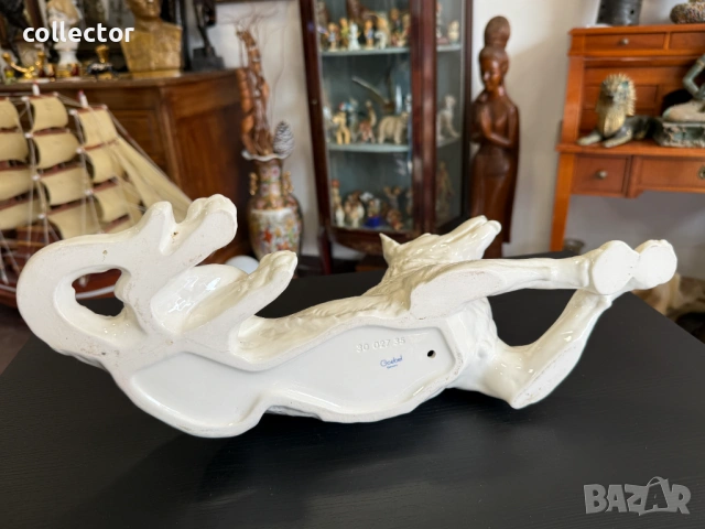 Порцеланова фигура на Немска Овчарка от Goebel. №7880, снимка 7 - Колекции - 53497673