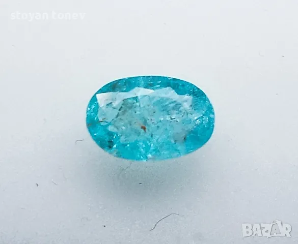 Неонов син Параиба турмалин - 2.08кт.! Сертификат! Нов!, снимка 2 - Други - 48075798