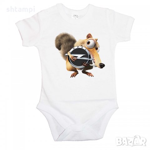 Бебешко боди OPEL Scrat Ice Age, снимка 2 - Бодита за бебе - 33248708