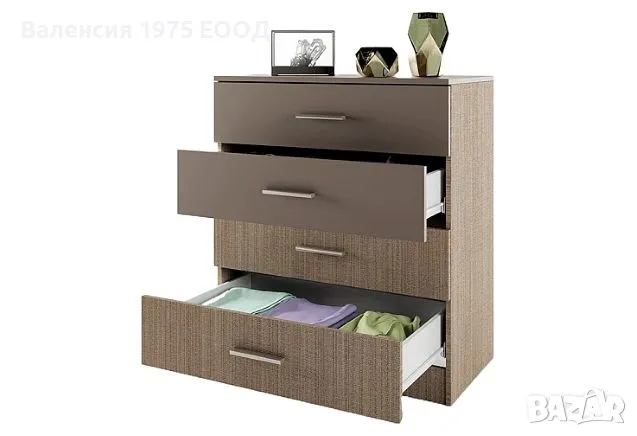 Скрин Сити 3003 дъб артисан или комбинация мока/ лате, снимка 5 - Скринове - 47352295