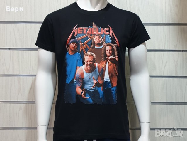 Нова мъжка тениска с трансферен печат на музикалната група METALLICA, снимка 7 - Тениски - 28157567