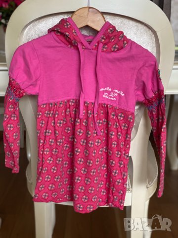 Детска Туника/Рокля за момиче с качулка за 4 години