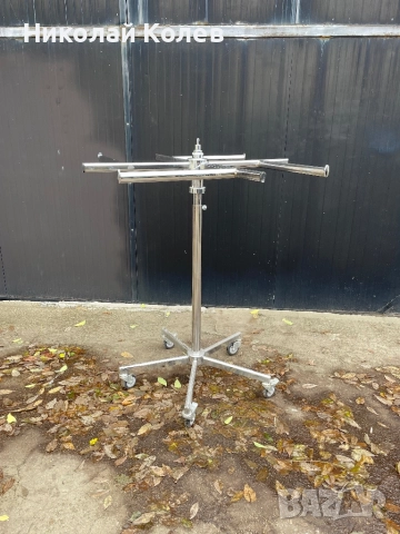 Стелаж за дрехи, снимка 4 - Стелажи и щандове - 51987353