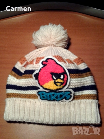 Детска шапка Angry Birds, снимка 5 - Шапки, шалове и ръкавици - 52429676