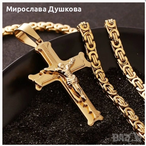 комплект от медицинска стомана, снимка 3 - Бижутерийни комплекти - 52851183