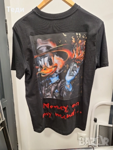 Мъжки и дамски тениски с бродерия и принт, снимка 3 - Тениски - 52797258