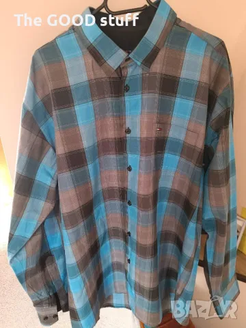 Мъжка карирана риза "Tommy Hilfiger", снимка 5 - Ризи - 47519204