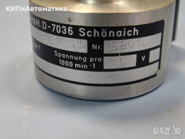 Тахогенератор Dr.E.Horn EG54.1 1000 min1, снимка 6 - Резервни части за машини - 35180535