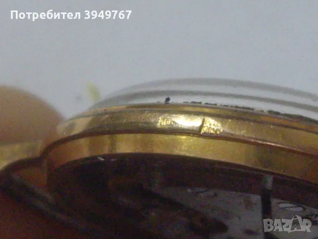 Стар позлатен мъжки часовник., снимка 6 - Мъжки - 49444671
