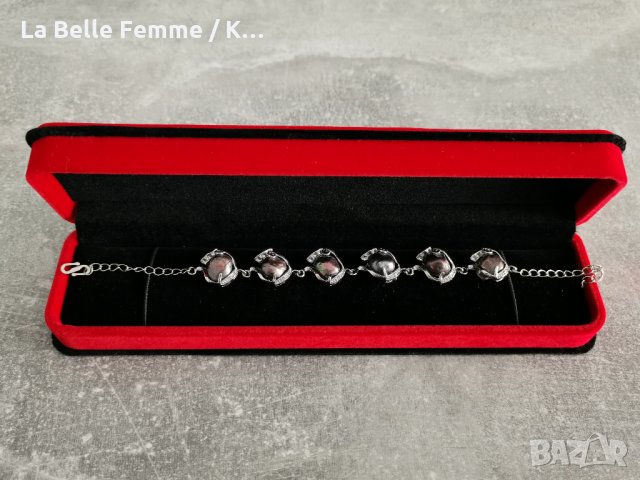 Гривни с перли в луксозна кутия, снимка 11 - Гривни - 34878679