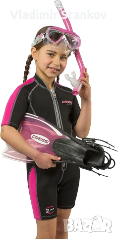 Комплект маска, плавници и шнорхел Креси, снимка 5 - Водни спортове - 53518203