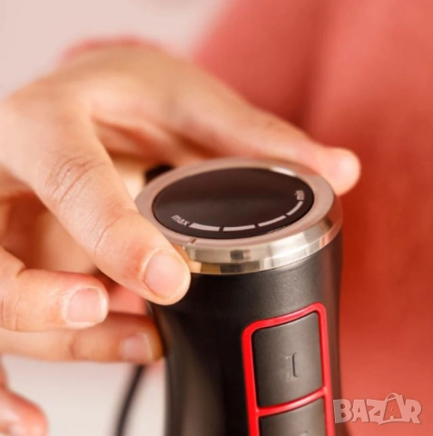 Ръчен пасатор Solac Pro 1201 – 1200W, 4 ножа, Turbo функция, стоманена приставка, мерителна чаша, снимка 2 - Друга електроника - 51896286