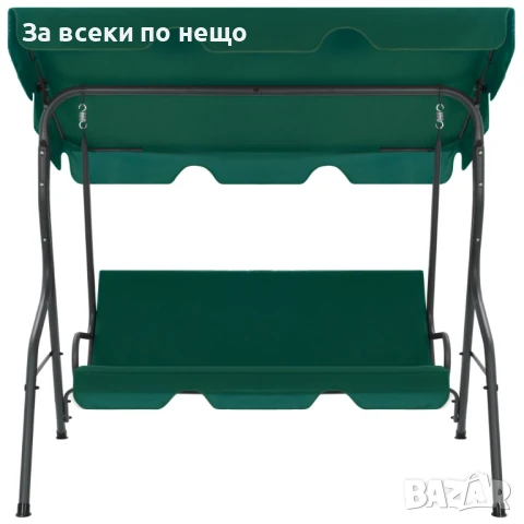 Градинска Люлка, Зелена, 170x110x153 см, Текстил Код P785, снимка 2 - Градински мебели, декорация  - 50743265