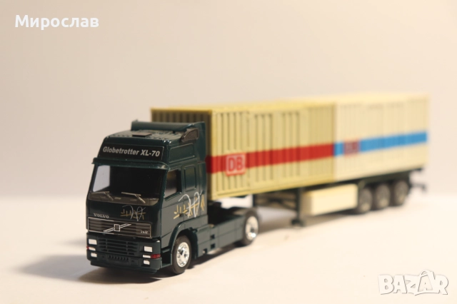 HERPA 1:87 H0 VOLVO FH КОНТЕЙНЕР КАМИОН МОДЕЛ, снимка 3 - Колекции - 52434501