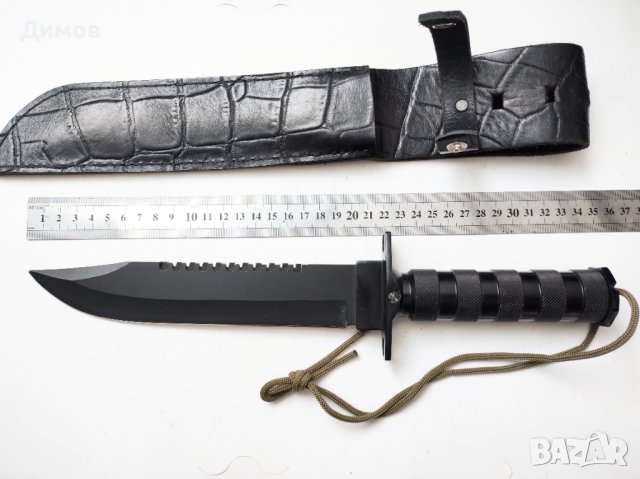 35 см Голям нож за оцеляване Метална дръжка, снимка 2 - Ножове - 43072076