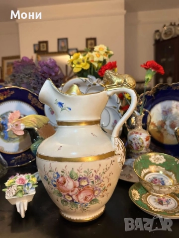 C. Tielsch and Company (C.T.) cobalt mark, Waldenburg – Altwasser, Germany (Poland). 1870 – 1900. “В