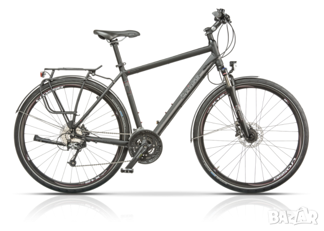 Велосипед Cross LEGEND Man Trekking 28" Черен Мат, снимка 9 - Велосипеди - 44866164