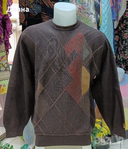 Мъжки пуловери от естествени материи-мерино,ламска вълна, снимка 12 - Пуловери - 43435793