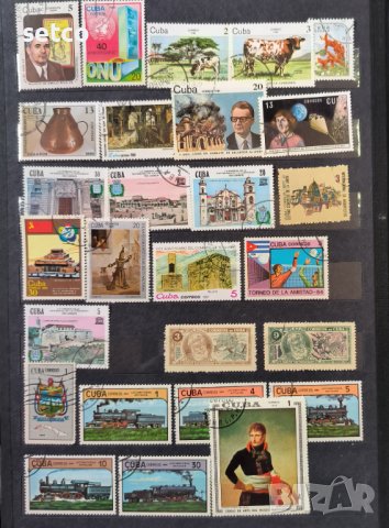 Куба лот пощенски марки 52 броя, снимка 2 - Филателия - 43968748