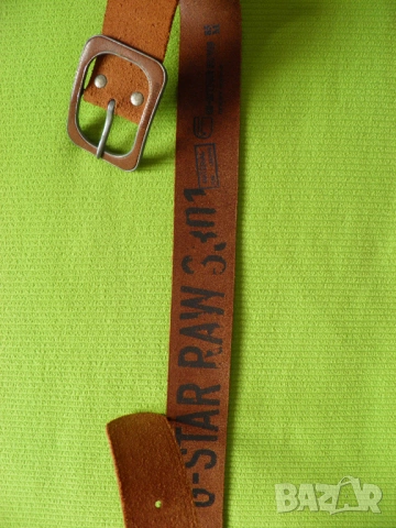 G-star оригинален колан от естествена кожа М/85, снимка 7 - Колани - 53248281