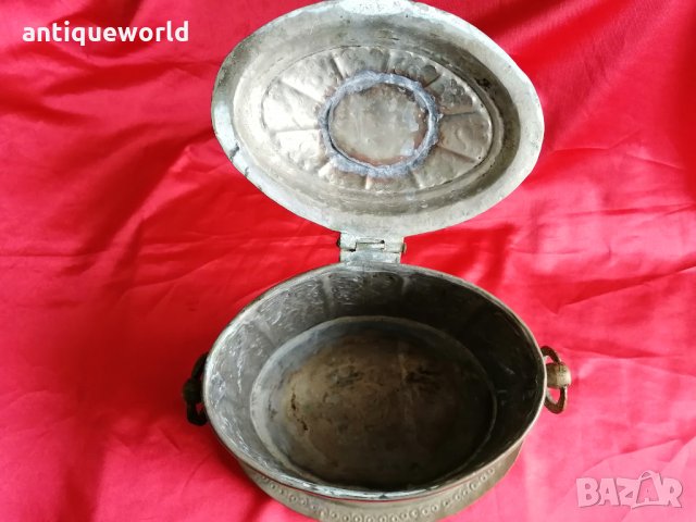 Стара Кована Голяма ОСМАНСКА Кутия ,ТУГРА, снимка 9 - Антикварни и старинни предмети - 33074109