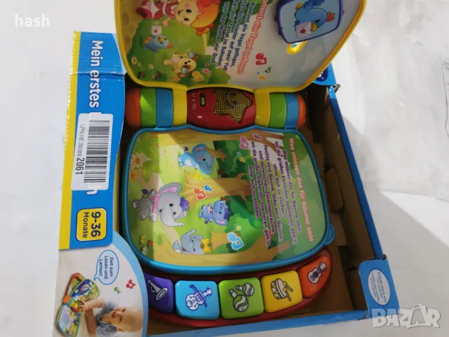 VTECH Бебешка музикална книжка, немски език, снимка 4 - Музикални играчки - 48586032