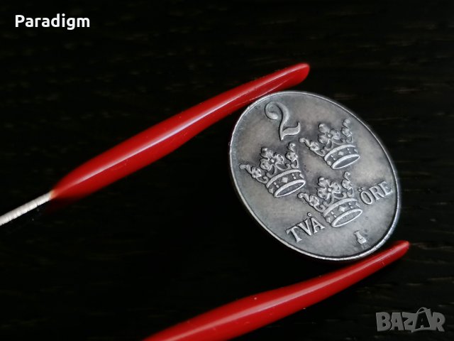 Монета - Швеция - 2 оре (матричен гланц) | 1950г., снимка 2 - Нумизматика и бонистика - 27382117