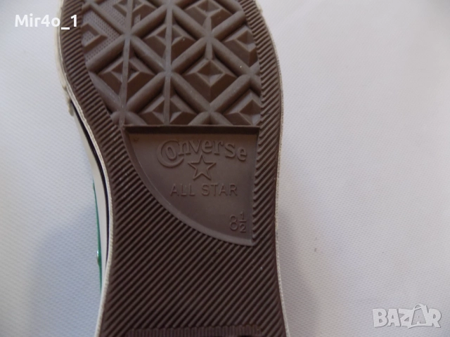 нови кецове converse chuck taylor all star маратонки обувки мъжки оригинални зелени ниски номер 42, снимка 10 - Спортни обувки - 50497272