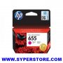 Глава за HP 655 Magenta червена CZ111AE Оригинална мастило за HP Officejet Pro 3525 4615 4625 5525 6, снимка 1