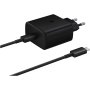 Зарядно устройство Samsung Super Fast Travel Charger, 45W, USB-C, Black , снимка 2